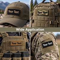 Écussons tactiques brodés personnalisés professionnels avec fixation auto-agrippante, badges de marque personnalisés pour vêtements et équipements d'extérieur