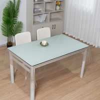 Nappe de table transparente en PVC texturé argenté brillant, imperméable, pour hôtel, restaurant et décoration d'événements