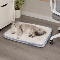 Matelas rafraîchissant en silicone pour animaux de compagnie, confortable et soutien optimal, pour chats, idéal pour la maison, le bureau, le repos intérieur et les voyages