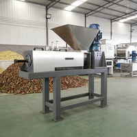 Dubbele Schroefpers Ontwateringsmachine voor Sapcentrifuge, Natte Biomassa, Brouwersafval, Biologisch Afval, Fruit
