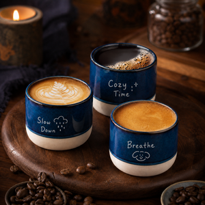 แก้วกาแฟเซรามิกดีไซน์ทันสมัยแบบส่วนตัว พร้อมสลักเลเซอร์ พิมพ์ลายด้วย UV ใช้กับเครื่องล้างจานและไมโครเวฟได้ เหมาะสำหรับเป็นของขวัญ ใช้ในสำนักงานหรือที่บ้าน - Product Image 4