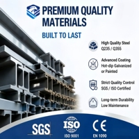 Edificio de Acero Prefabricado para Oficinas, Salón Comercial, Fábrica, Taller, Almacén