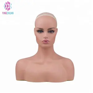 Top sale mannequin bust with head for wig display