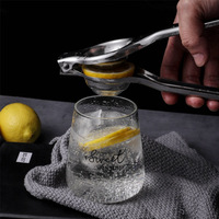 Presse-citron manuel en acier inoxydable, pince à citron, presse-agrumes, accessoires de cuisine