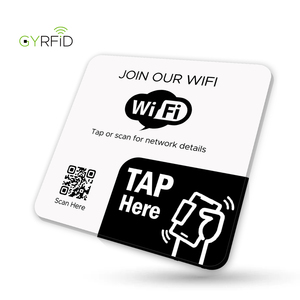 Placa acrílica NFC personalizada para redes sociales, placa <span class=keywords><strong>de</strong></span> visualización WiFi <span class=keywords><strong>de</strong></span> Instagram con comentarios <span class=keywords><strong>de</strong></span> <span class=keywords><strong>Google</strong></span> - Product Image 1