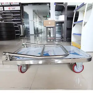 Logistic Stainless Steel Carts Trolley Platform Carts