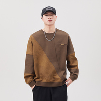 Sweat à capuche Droma haut de gamme, écologique, respirant, style rétro américain, couleur unie, pour homme, col rond, coupe classique, taille XL, printemps-automne, oversize