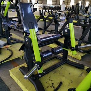 MND Fitness Leg Extension: Attrezzatura Commerciale per il Fitness, Macchina <span class=keywords><strong>Frontale</strong></span> a Carico a Piastre per l'Allenamento della Forza, Certificata FIBO Germania - Product Image 5
