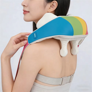 Masseur de cou portable pour soulager la raideur des épaules avec des nœuds de pétrissage rotatifs 3D - Product Image 1