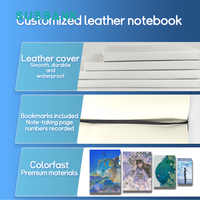 Sous-banque de haute qualité A5 Sublimation Journal cahier couverture en cuir livraison gratuite depuis l'entrepôt américain comprend une feuille de papier Wang