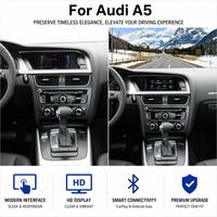 Radio para Auto de 8.8 Pulgadas con Snapdragon 665/685 para Audi A5 (2009-2016), Unidad Principal Multimedia Inalámbrica con Android Auto y CarPlay, GPS, WiFi, BT, DSP