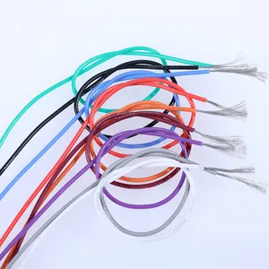 ODM/OEM manufacturer 0.06TS*22AWG tinned copper high temperature resistant silicone flexible wire