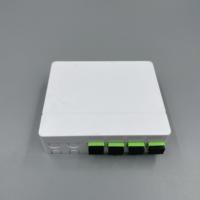 Boîtier de terminaison FTTH 4 cœurs en ligne, 4 ports SC FC LC, panneau de prise fibre optique, fournisseur d'usine