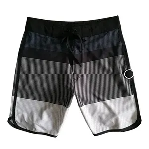 2022 Hot Sale Fashion Sublimation Printing Striped Drawstring Outdoor Swimming Plus Size Shorts
