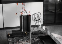 Design artistique Lumière Luxe Moderne Décor Personnalisé Métal Patron De Couture Métal Cuir Plateau De Service Maison Hôtel Intérieur Extérieur