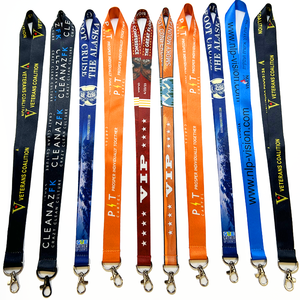 Custom Sublimation Polyester Eco-Friendly Laynards With Logo Customized Laynards