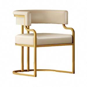 Chaise de bureau confortable de luxe léger avec dossier et siège réglables pour la maison, le bureau, la salle à manger, le canapé et la chambre - Product Image 1