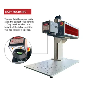 Geïntegreerde Co2 Lasermarkeermachine Voor Acryl Draagbare Lasergraveermachine Voor Houtkaart Kleding Plastic