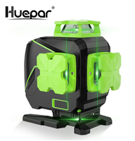 Pro Huepar S04CG-L 4D 360 auto-nivellement haute précision et haute visibilité niveau laser rotatif à 16 lignes