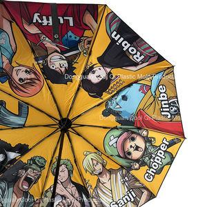 Al Aire Libre Zoro Nami <span class=keywords><strong>Chopper</strong></span> 10 caracteres protector solar Anime paraguas a prueba de viento impermeable plegable Anime Luffy paraguas - Product Image 1