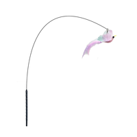 Bâton de jeu pour chat résistant à l'usure, structure solide, prise légère, rotation à 360°, balançoire flexible pour montage mural, gadget pour chat d'intérieur