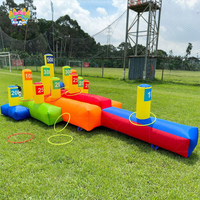 AirFunPro Anneaux géants gonflables pour les activités d'équipe - Matériel PVC écologique Jeu stimulant la coordination œil-main