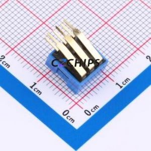 DA-03BLP DIP Switch Through hole Component (THT) Switch Flat Toggle, Raised Type Single Pole Single Throw 3 PC Pin - Product Image 2