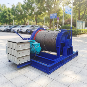 Winch Listrik Berkinerja Tinggi 1t Gearbox Tugas Berat Mesin Tali Kawat untuk Pengangkatan Teknik Konstruksi - Product Image 1