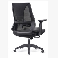 Chaise longue en maille de luxe à dossier moyen chaise de bureau en maille chaise de bureau d'ordinateur ergonomique chaises de bureau en maille pivotantes