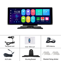 Pantalla Portátil para Auto de 10.26 Pulgadas con Android 13, GPS, Navegación con Mapas de Google, Monitor Integrado, Compatible con la Instalación de tus Aplicaciones