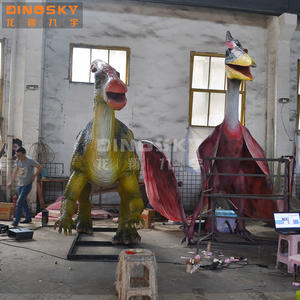 Parasaurolophus ไดโนเสาร์กลเหมือนจริงสำหรับการจำลองสวนสนุก Dino Animatronic รุ่น - Product Image 3