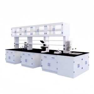 Factory Supply <strong>Lab</strong> Island Science Bench Laboratorium Table with Cabinet - Product Image 5
