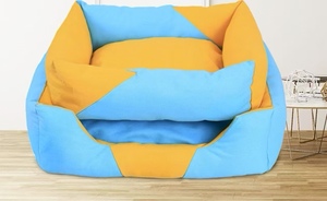 Luxuriöses, umweltfreundliches, rundes, nestförmiges, solides Plüsch-Haustierbett aus Baumwolle, weich, warm, bequem, mit Heizfunktion für Katzen - Product Image 6