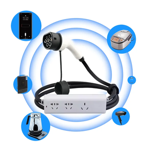 Pistolet de charge et de décharge EV V2L Type 2 personnalisé 3,5 kW, certifié CE, protection IP55 <span class=keywords><strong>pour</strong></span> <span class=keywords><strong>camping</strong></span> extérieur, <span class=keywords><strong>prise</strong></span> d'extension, nouveauté - Product Image 4