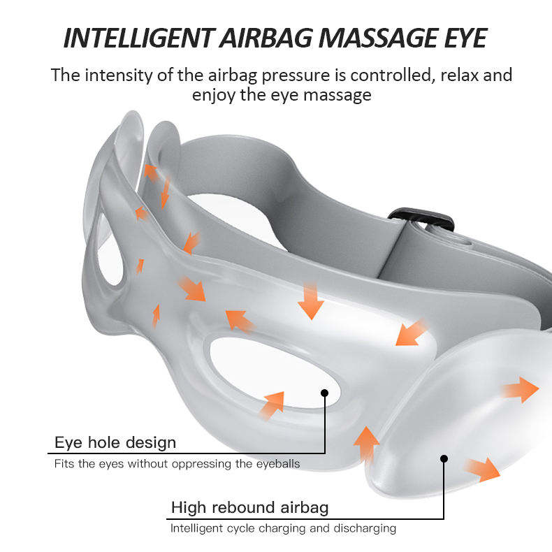 ORANGLES Electric Smart Eye Massager with Heat Compression | Relief for Eye Fatigue & Migraines, Portable Relaxation Device (2025) - full product showcase - displaying specifications - Image 5 of 6 | adapts to any space | Electric Smart Eye Massager with Heat Compression | Relief for Eye Fatigue & Migraines, Portable Relaxation Device (2025) deal New Jersey | Free Shipping ORANGLES