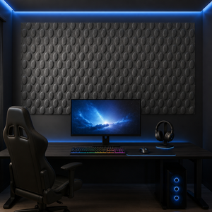 Pannello Acustico in Feltro PET 3D, Piastrella Esagonale Fonoassorbente per Ufficio, <span class=keywords><strong>Casa</strong></span>, <span class=keywords><strong>Studio</strong></span>, Decorazione - Product Image 1