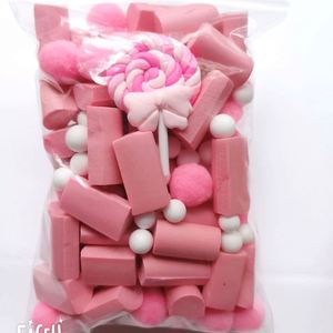 Venta al por mayor de accesorios de arcilla DIY para slime, tiras de espuma, cuentas, bolas, resina, dulces, juguetes de modelado coloridos con empaque en bolsa para jugar - Product Image 5