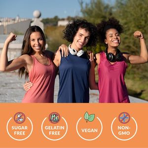 Nhãn hiệu riêng thiên nhiên chế độ ăn uống sức khỏe mắt Omega-3 Gummies Sản phẩm làm đẹp cho người lớn 2 hàng ngày 60 Gummies/chai - Product Image 5