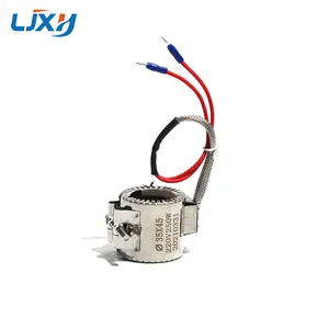 LJXH 2 adet 400W-700W kanal ısıtıcıları seramik bant yüzük ısıtıcılar 110V/220V/380V 70x4 0/50/60/70mm donma koruma özel yapılmış kabul