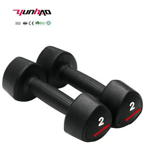 ดัมเบลคุณภาพสูงแบบกำหนดเอง น้ำหนัก 1-10 กก. ดัมเบลทรงสามเหลี่ยมเคลือบยาง - Product Image 1
