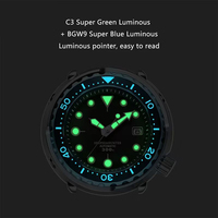 Montre de plongée pour homme, montre automatique de plongée, mouvement automatique en acier inoxydable de haute qualité, montre mécanique de plongée de luxe