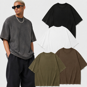 Kaos Katun Pria Ukuran XL-3XL Motif Campur FYK222 Harga Grosir 2.85 Dolar, Kaos Berkualitas Tinggi untuk Pria Bertubuh Besar - Product Image 2