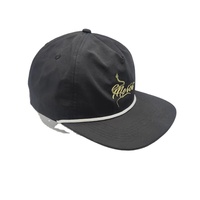 Groothandel Ademende Lichtgewicht Nylon Waterdichte Sneldrogende Snapback Cap Met 5 Panelen