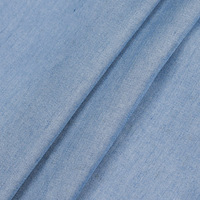 Prix d'usine Tissu denim fin et léger 100% 32S 4.5oz tissé uni pour vestes d'été garçons et filles