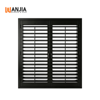 Volets extérieurs en aluminium sur mesure, persiennes, pare-soleil, isolation thermique, volets de fenêtre modernes pour façade de villa