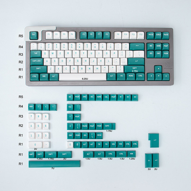 MSA Profile ISO Enter 150keys ABS Double Shot Keycaps Set for Mechanical Keyboard 108keys 61keys 87keys