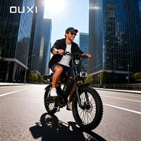 OUXI V8 Ultra-T Skinny Tire EU Stock 48V 15ah Fatbike 20 pouces Vélo électrique à pneus larges E-bike Vélo de route électrique E Dirt Bike