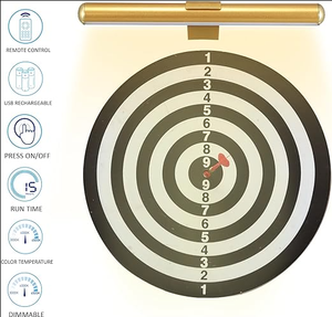 Đèn tranh LED không dây có điều khiển từ xa, điều chỉnh độ sáng bằng cảm ứng, đèn tường sạc lại, đèn trưng bày tranh, đèn nghệ thuật, đèn phòng trưng bày tranh - Product Image 5