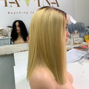 Pelucas vietnamitas rectas de hueso, extensiones de cabello rubio completo, mechones súper dobles dibujados, cabello humano virgen crudo sin procesar - Product Image 3