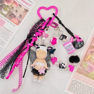 พวงกุญแจตุ๊กตา Sonny Angel แบบกำหนดเอง พวงกุญแจโลหะ DIY พวงกุญแจตุ๊กตา PVC อุปกรณ์เสริมพวงกุญแจ ขายส่ง - Product Image 6